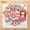 mẫu bánh su kem dễ thương cho bé gái