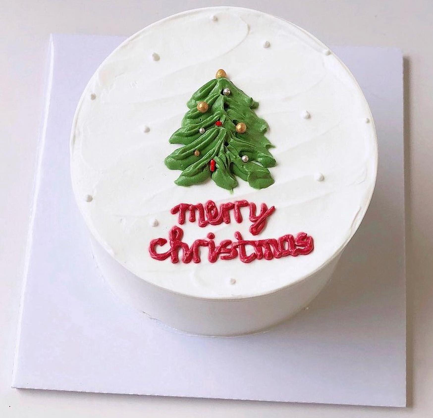 Bánh gato giáng sinh noel đẹp độc đáo Merry Christmas 9212 - Bánh sinh  nhật, kỷ niệm