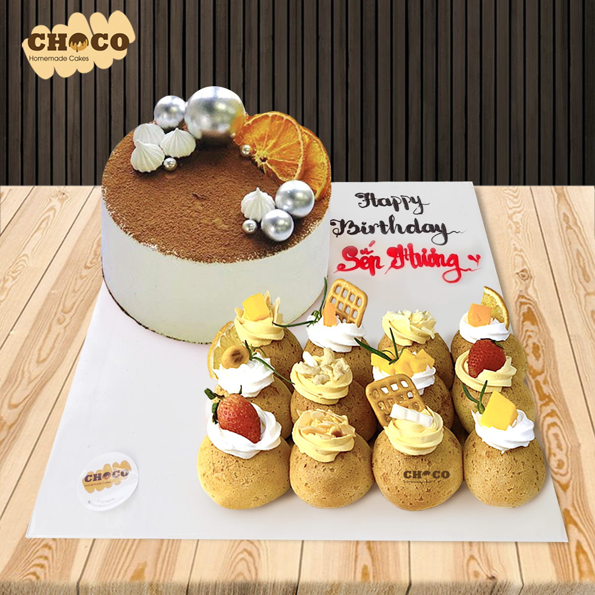 Bánh sinh nhật tiramisu tphcm
