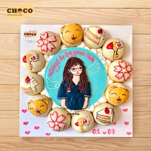 bánh sinh nhật con gái 18 tuổi