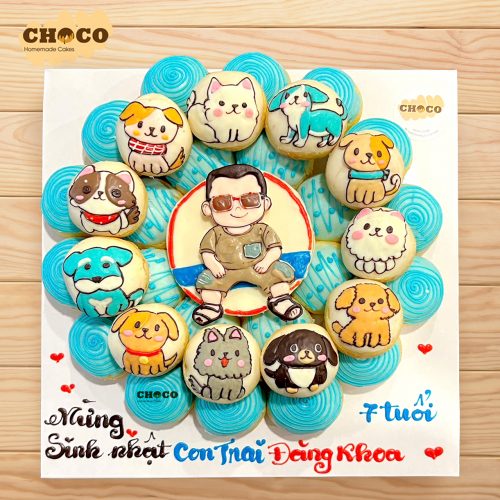 mẫu bánh sinh nhật tuổi chó