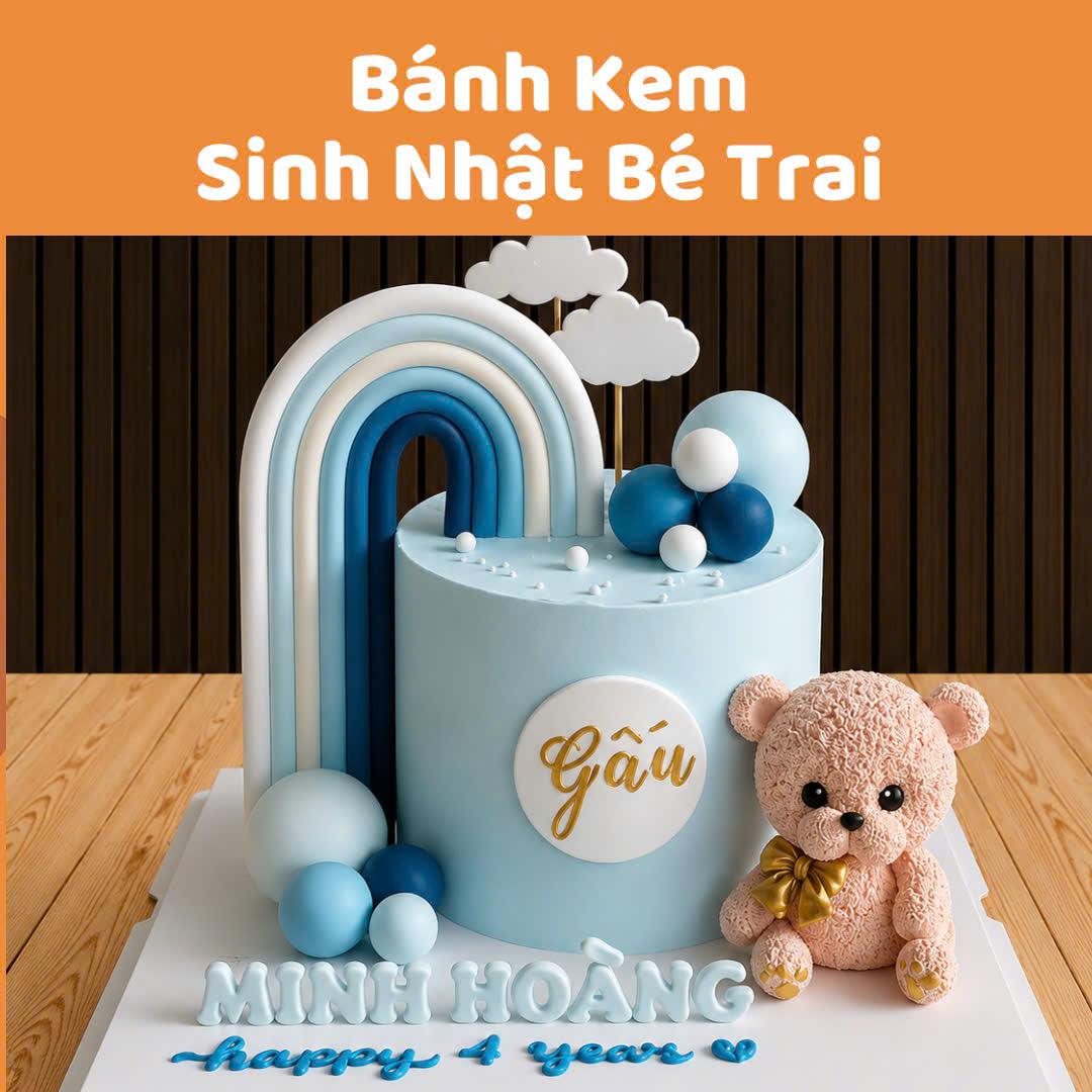 Bánh kem bé trai TP. Hồ Chí Minh